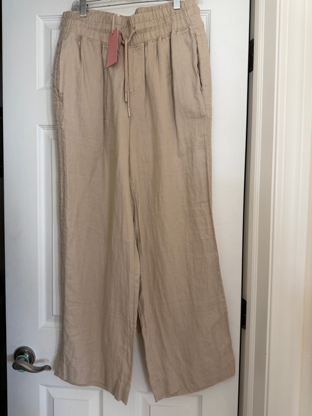 Quince European linen wide leg pants
